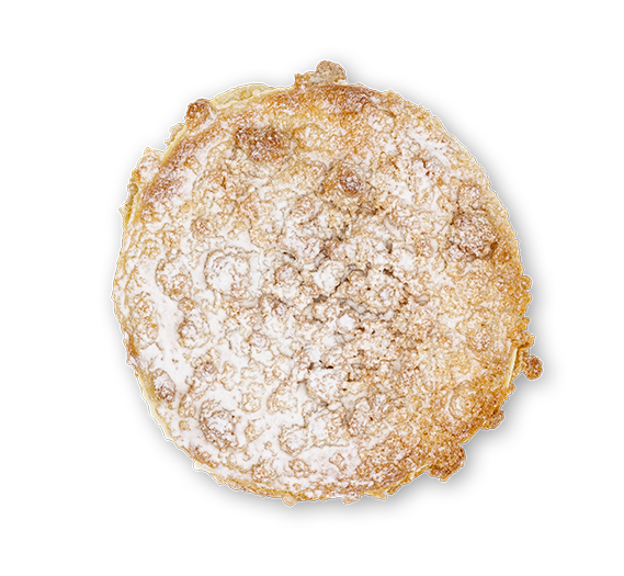 Gefüllter Butterstreusel&shy;taler