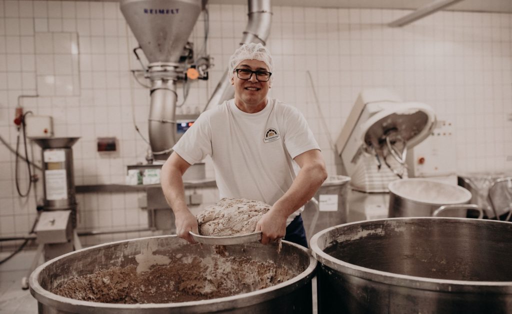 Mecklenburger Backstuben - große Teigtrommeln